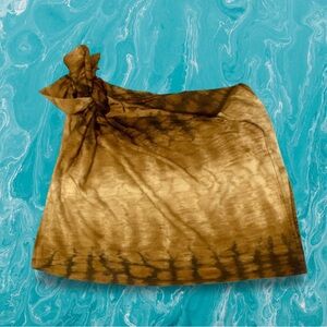 Gottex animal print sarong skirt / swimsuit cover -up Small